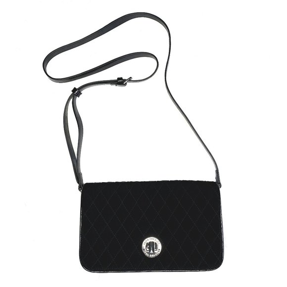 Vera Bradley Handbags - ✖️ SOLD DEPOP ✖️ Vera Bradley Turnlock Crossbody Bag - Black